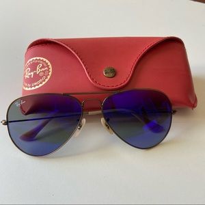 Ray-Ban Aviator Sunglasses - Blue